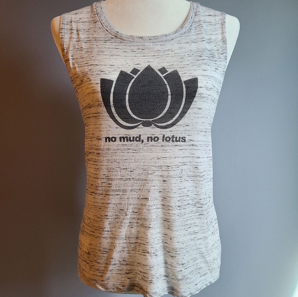 Slightly Buddha No Mud No Lotus Muscle Tank